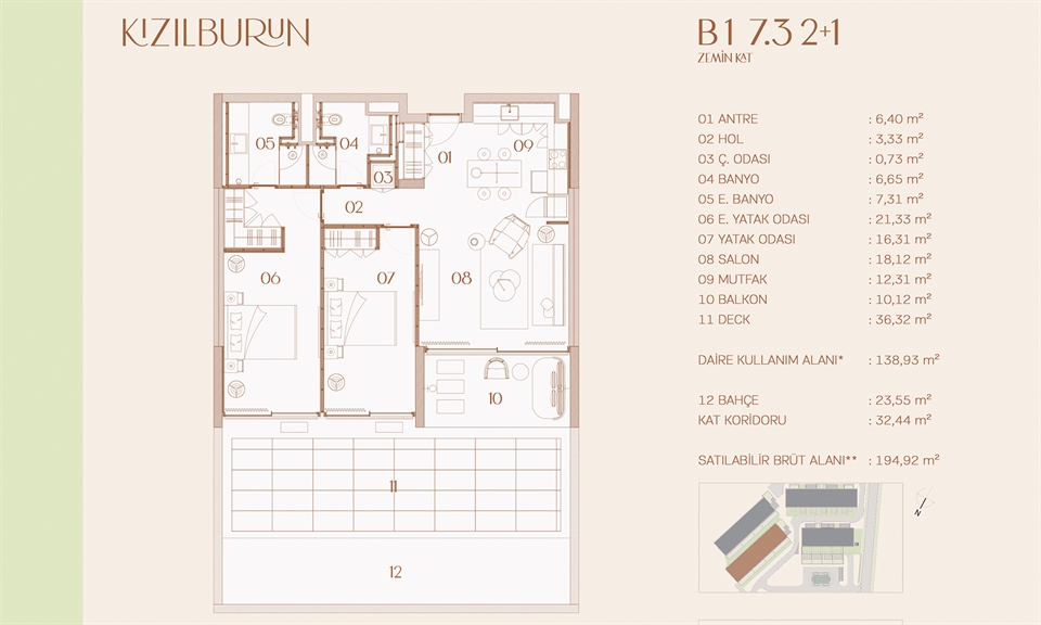 Yalıkavak 2+1 Residence Bodrum For Sale